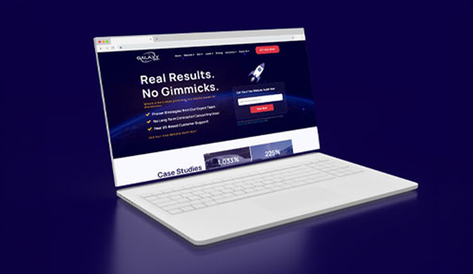 Conversion focused website design by Galaxy SEO